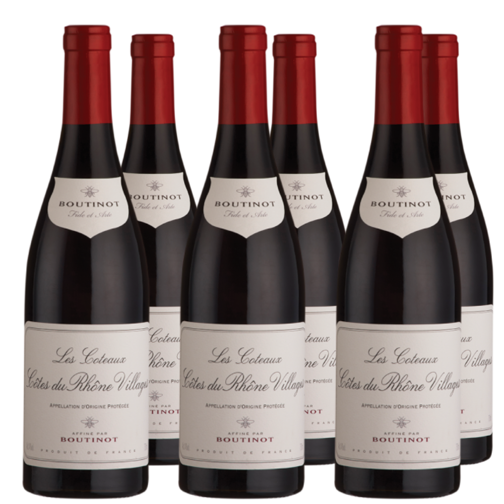 Les Coteaux Cotes Du Rhone Villages, Case of 6